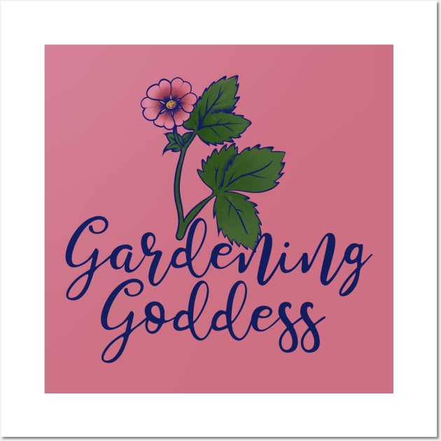 Gardening Goddess Wall Art by bubbsnugg